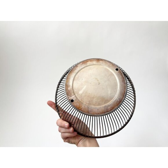 Gorham Silver Plated Italian Made Vintage Wire Fruit | Bread | Decorative Bowl - Picture 4 of 9